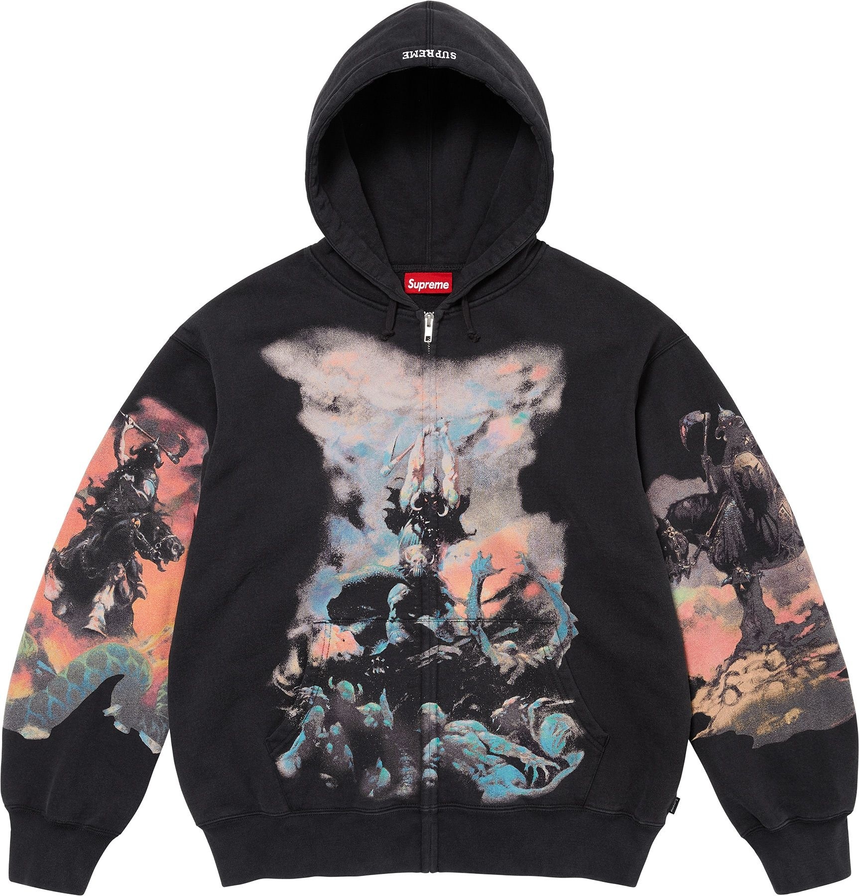 Supreme/Frank Frazetta Zip Up Hooded Sweatshirt view 2